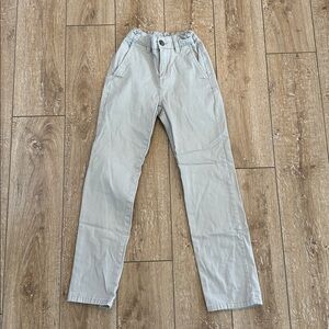Izod Light Gray Boy’s Khaki Pants Size 10 Slim
